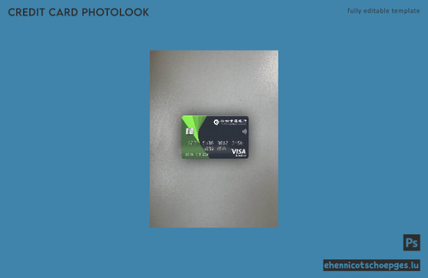 Taiwan Cooperative Bank Visa Electron Karte Fotoansicht Beispielvorschau
